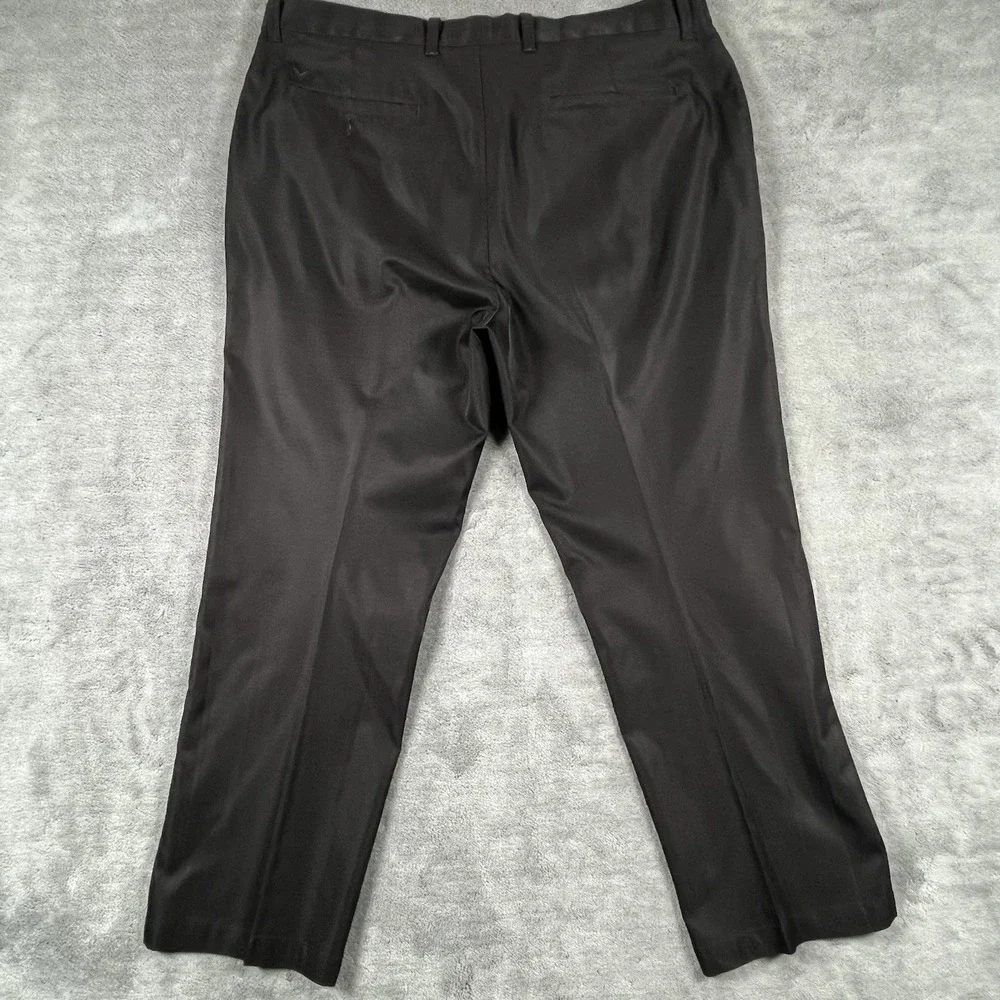 Callaway Golf Pants Men's 38x30 Black Stretch Waistband Performance Flat Front